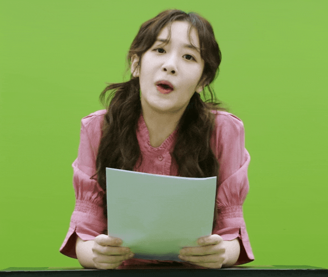  [러블리즈 유지애] 유튜브 컨텐츠 찍는데 크로마키가 있으면 생기는 일 (Feat. 쟤튜브 움짤)
