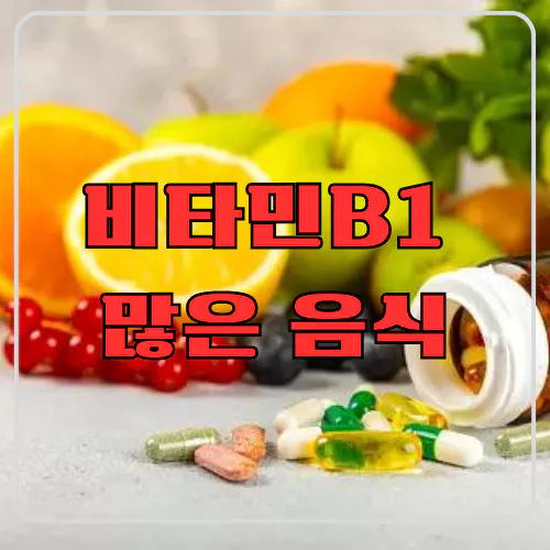 비타민B1 많은 음식