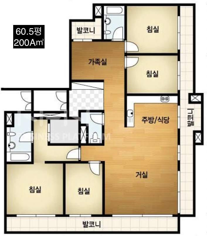 반포자이 4룸 아파트 49평 50평 60평 평면도