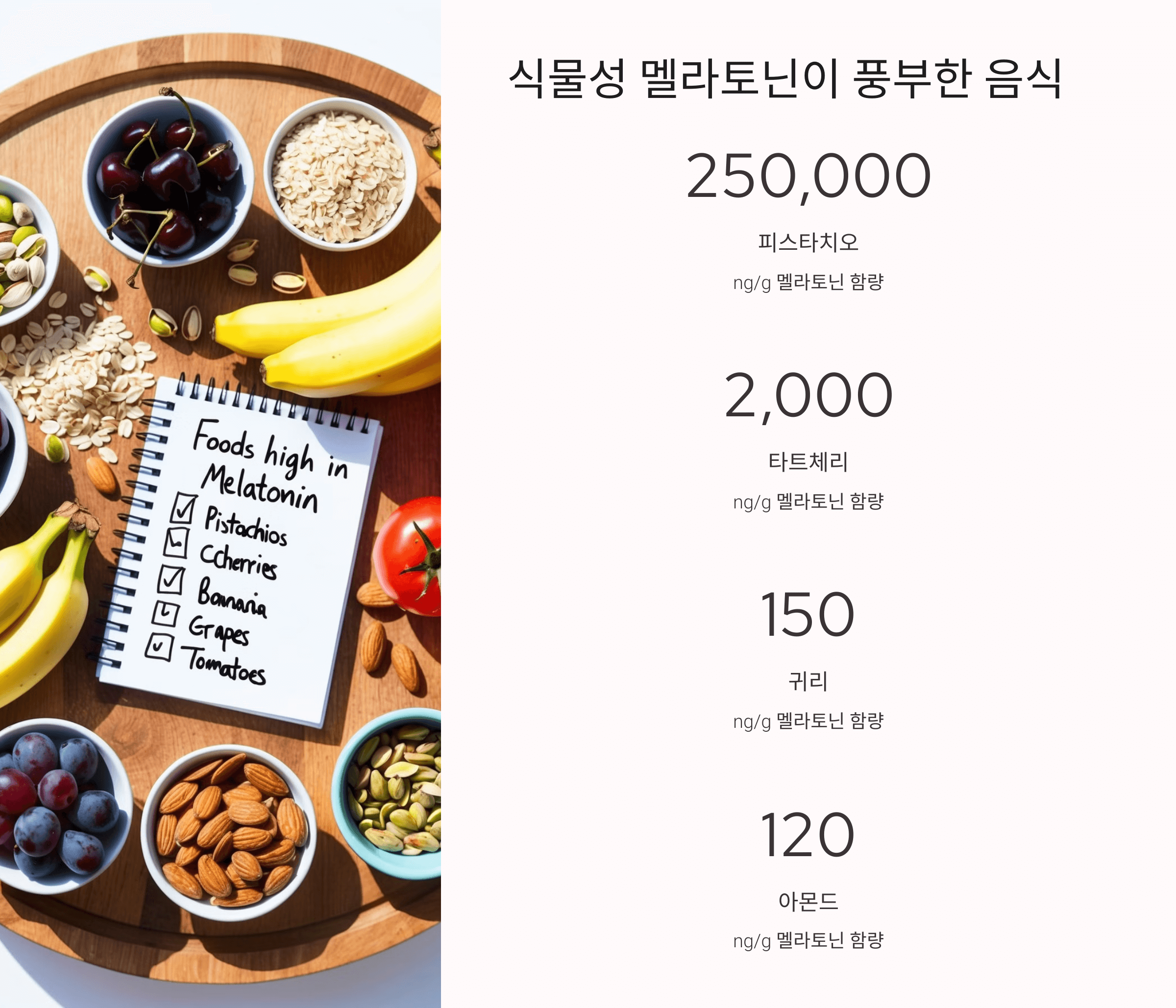 식물성 멜라토닌과 관련된 사진입니다.
