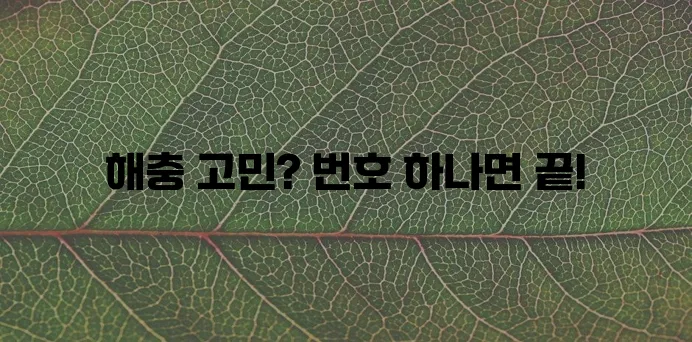 세스코 전화번호 꼭 알아둬야겠죠?