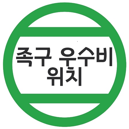  족구 우수비 위치에 대해서