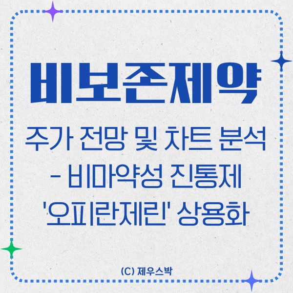 비보존제약 주가 전망 및 차트 분석 섬네일 이미지