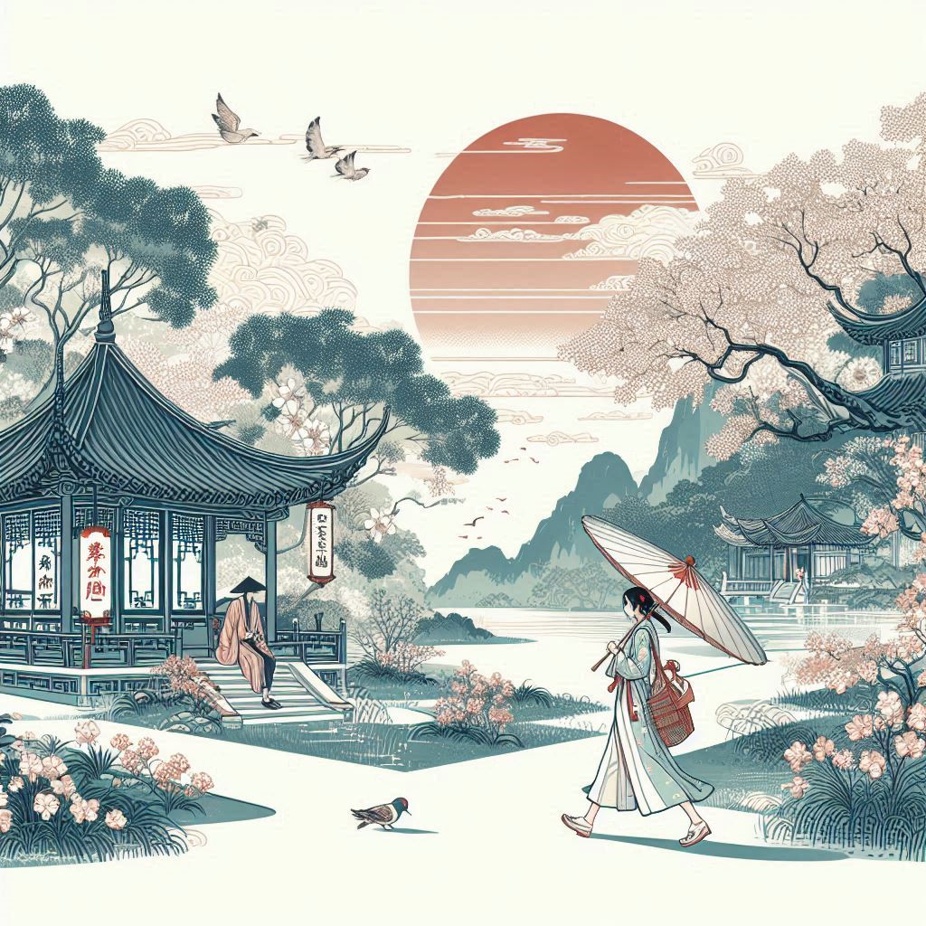 구고심론 산려소요(求古尋論 散慮逍遙)