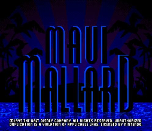  SNES ROMS - Donald Duck Maui Mallard in Cold Shadow (EUROPE / 유럽판 롬파일 다운로드)
