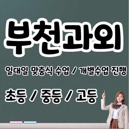  역곡동 중학생 영어과외 괴안동 고등 국어과외 초등 중등 수학 전과목 내신 수능