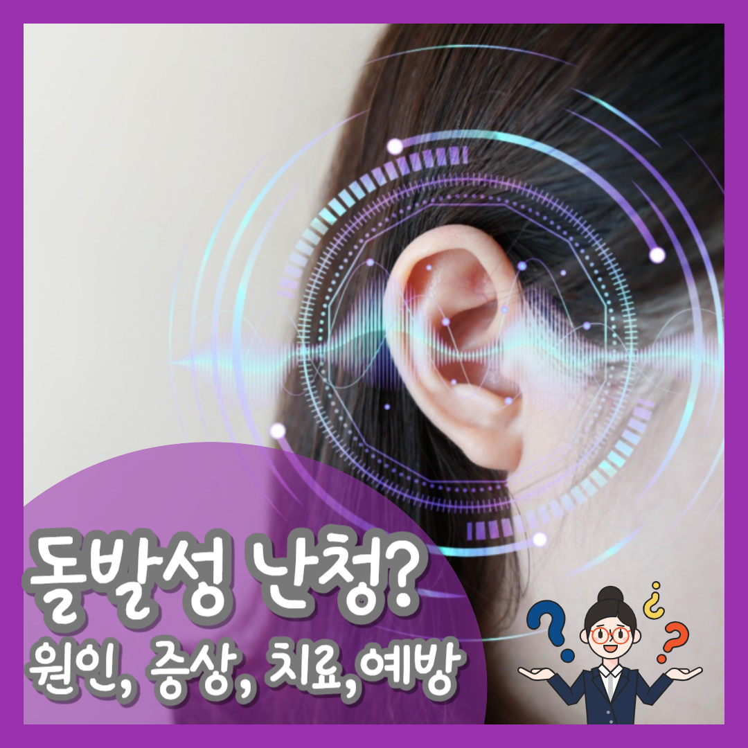  돌발성 난청 발생 원인 증상 치료 예방 해결 방법