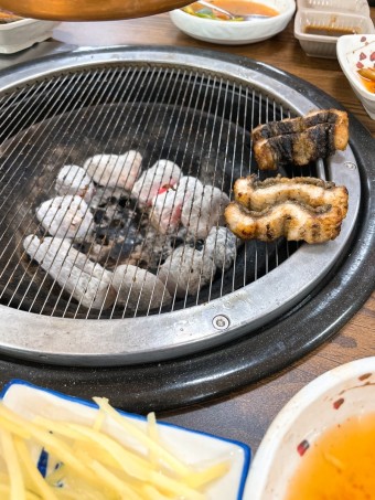 짚불 무태장어구이
