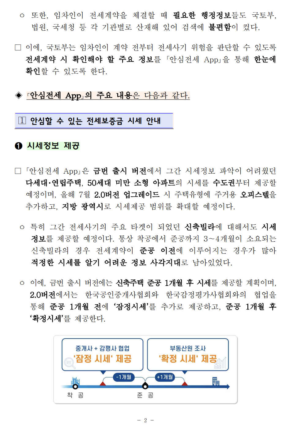 안심전세 국토부 보도자료 2