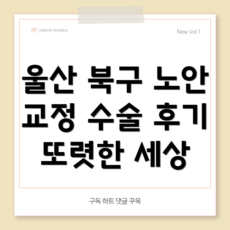 노안 교정 수술
