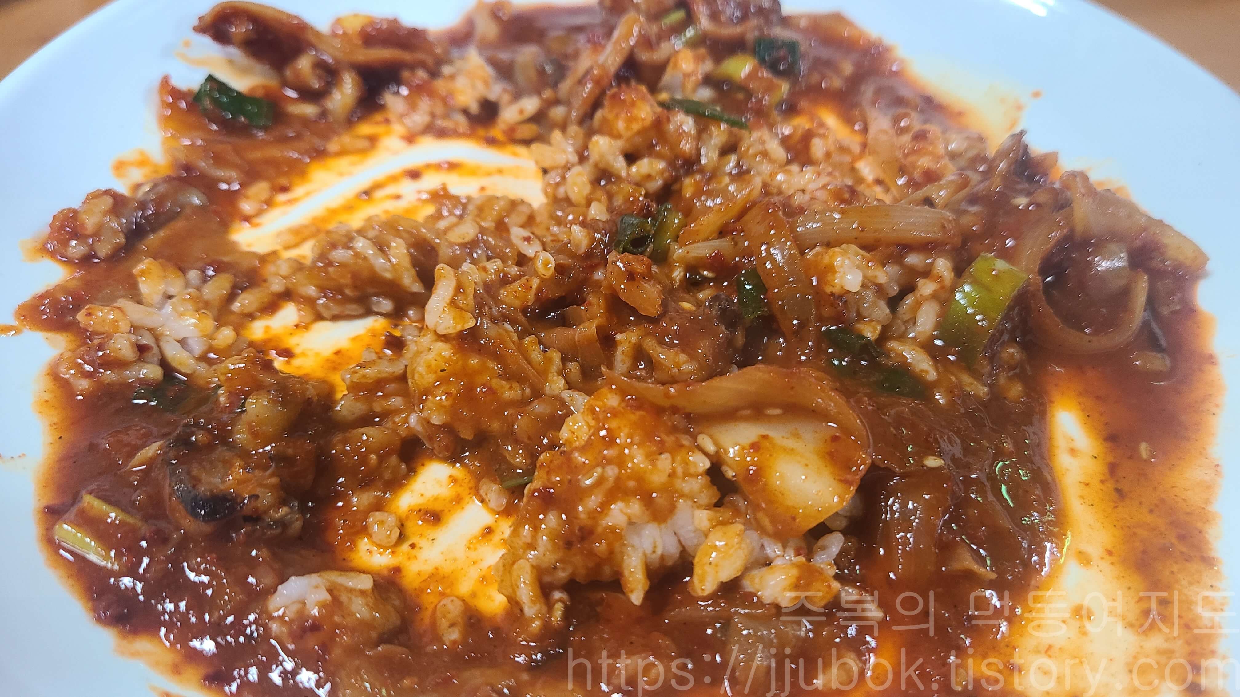 부흥기사식당-오징어볶음-비빔밥-맛