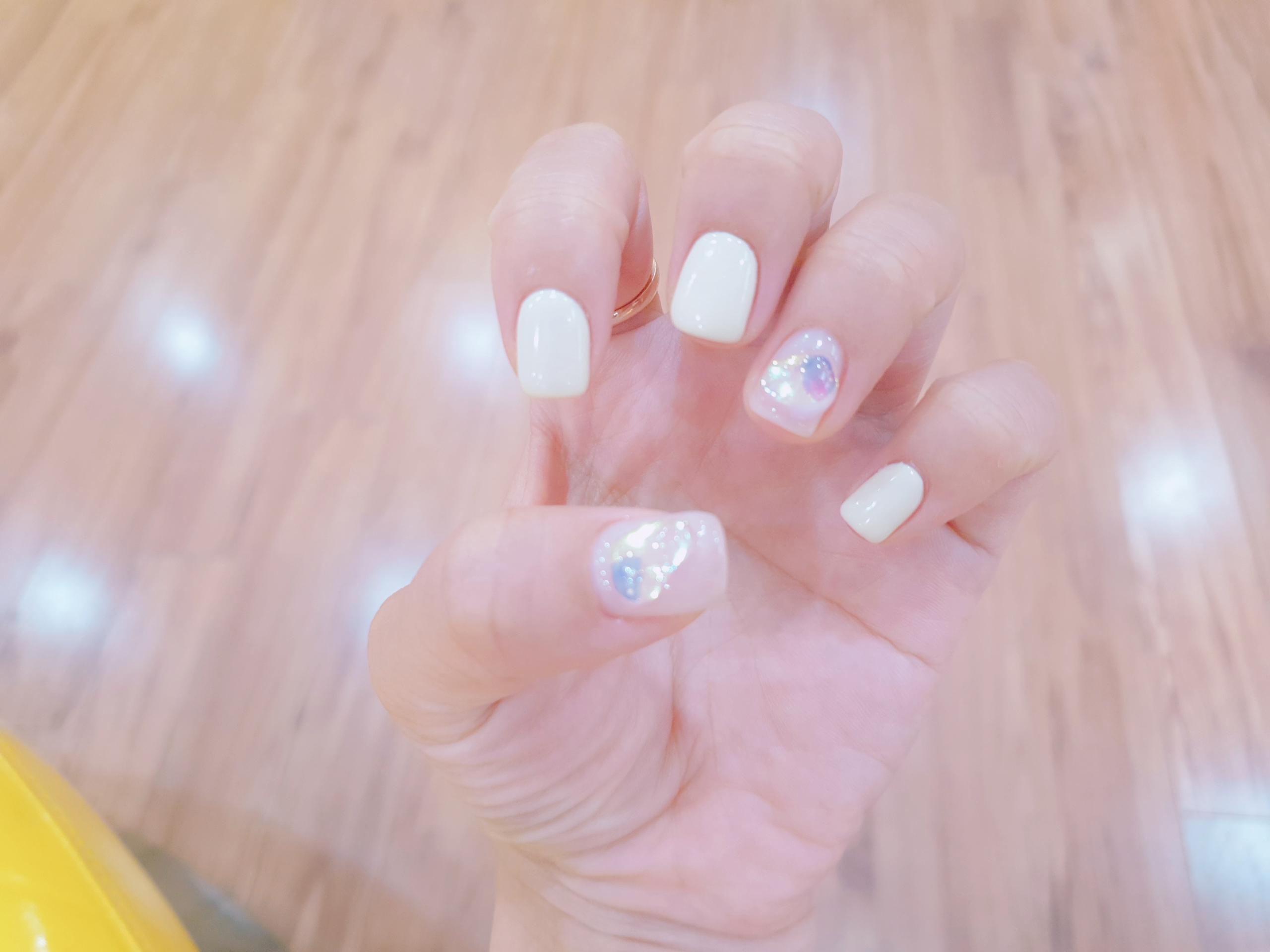  유리조약돌네일순서