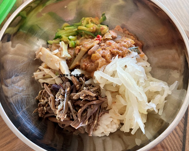 나물-청국장-비빔밥