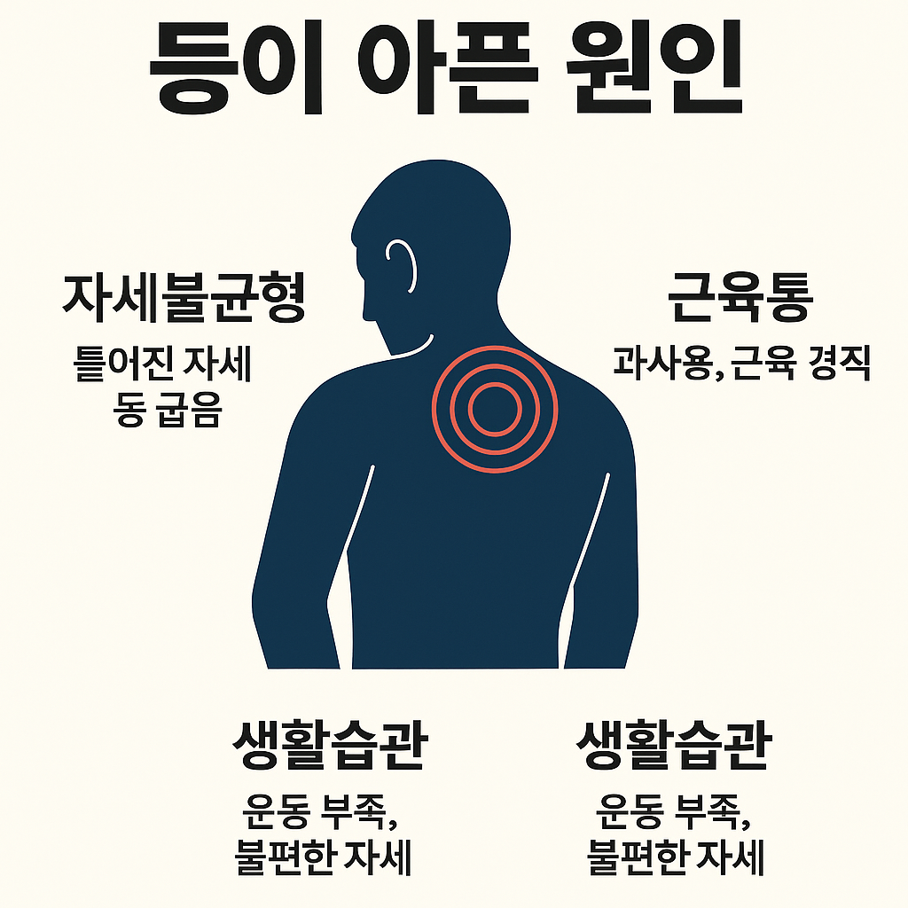 등이아픈원인 알아보기