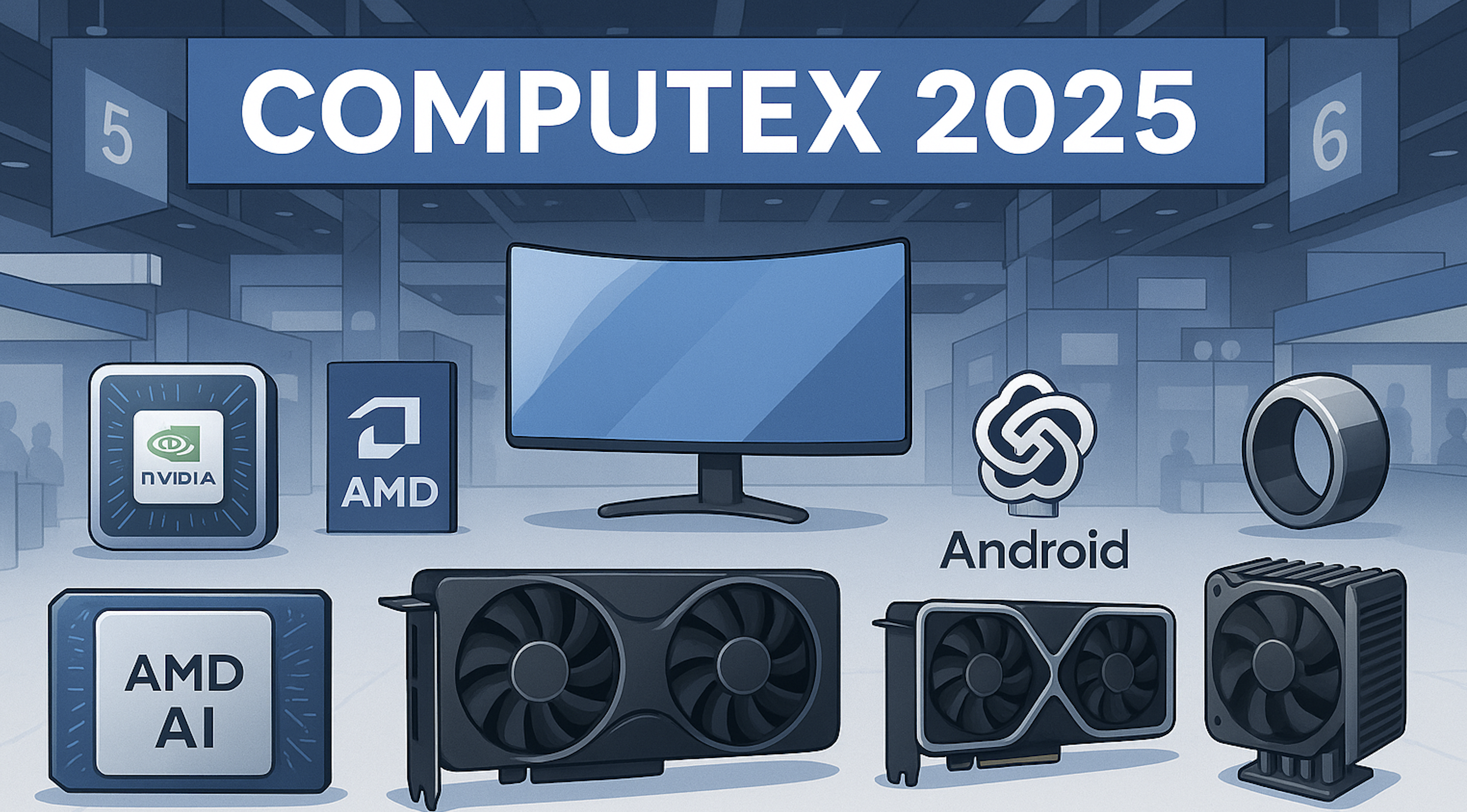 AI PC · ARM CPU · RTX 5080 발표 요약 COMPUTEX 2025 주요 이슈 썸네일