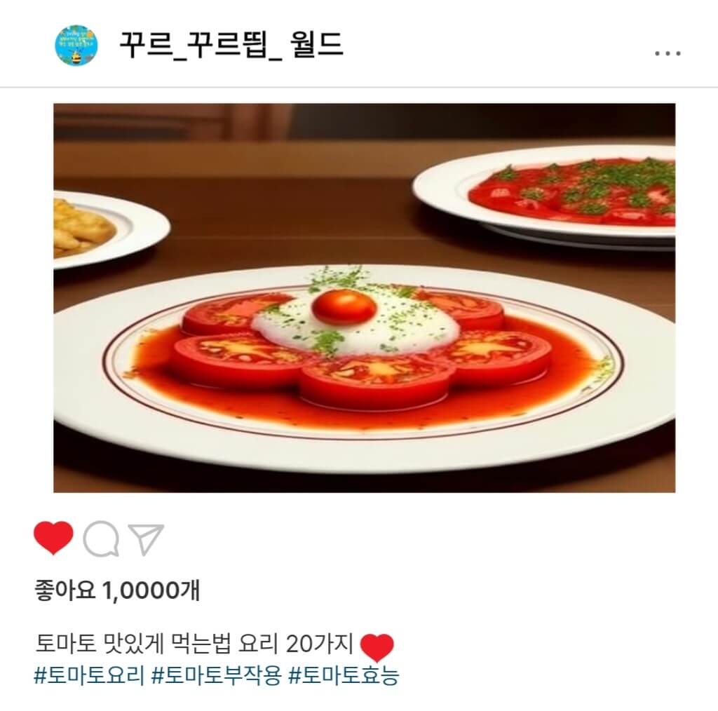  토마토 맛있게 먹는 20가지방법feat.토마토 과다섭취시 부작용?