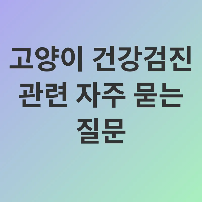 고양이 건강검진_4