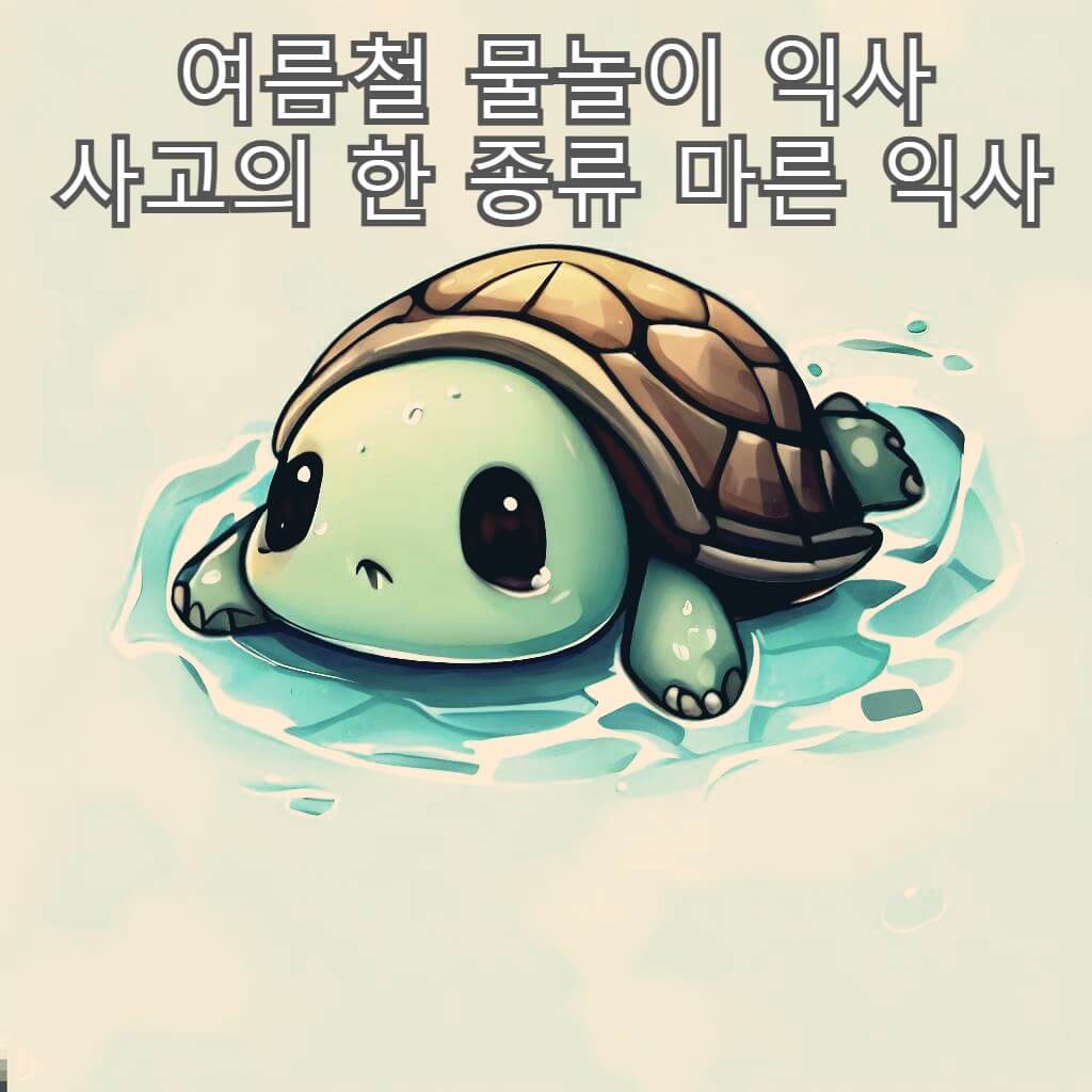 물놀이 후 익사 사고 마른 익사 증상 및 원인