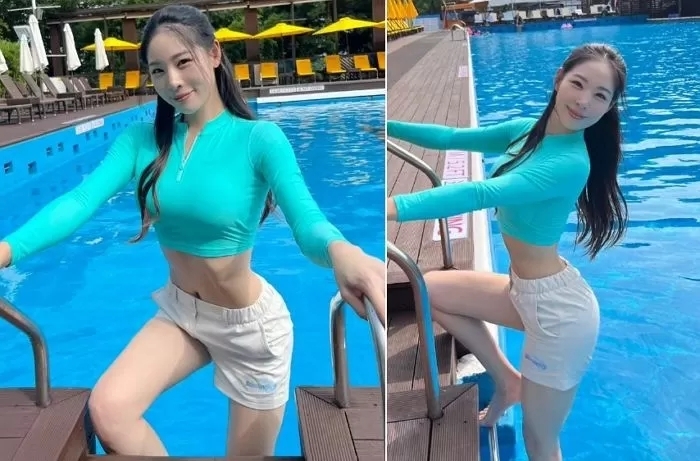  신수지, '헉' 소리 나는 과감한 비키니 자태...완벽한 글래머 몸매