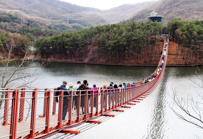 파주 마장호수 출렁다리