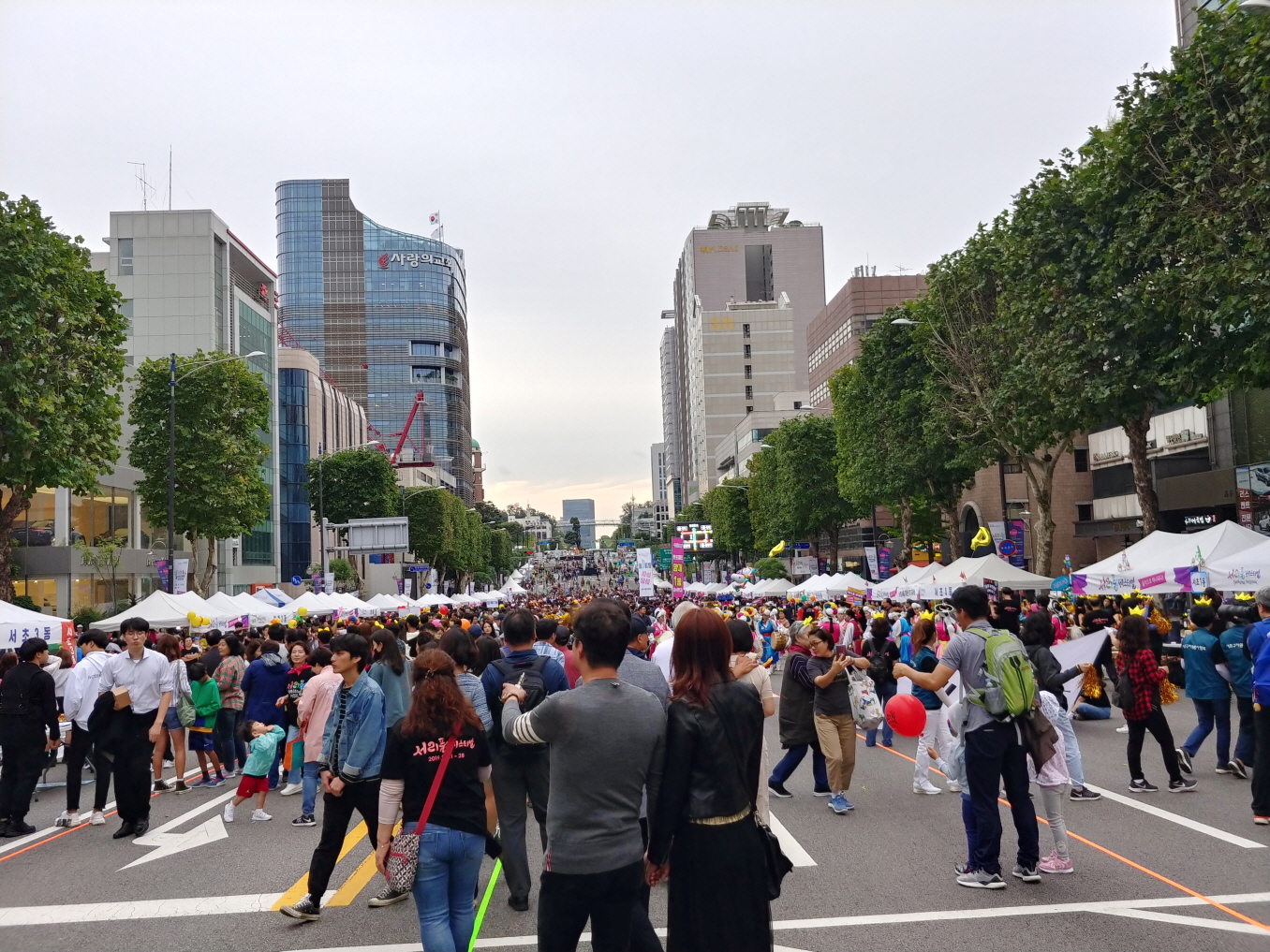  서리풀 페스티벌,2019년 마지막축제,반포대로에서 행사.