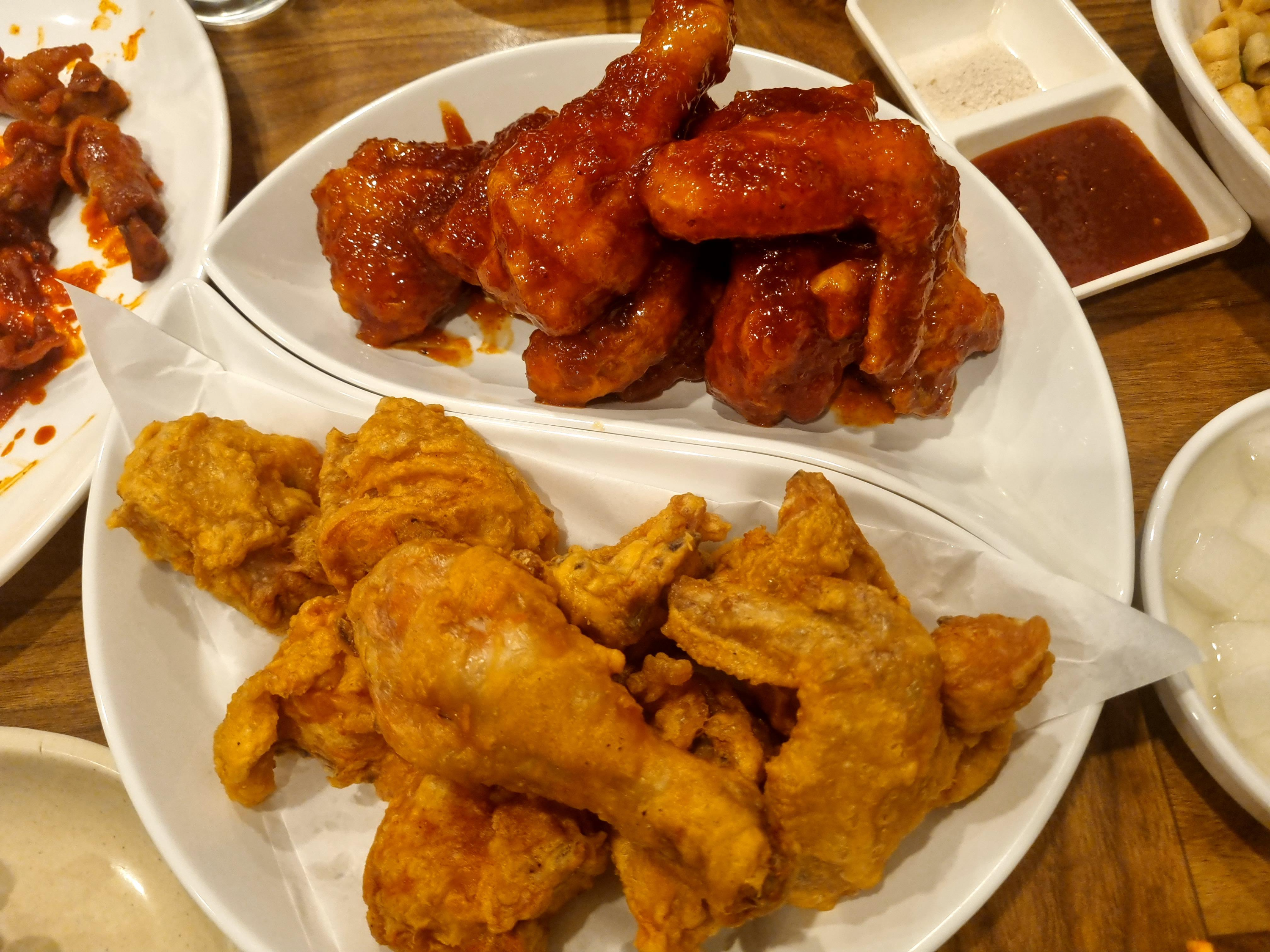  광천맛집 옛날추억 맥시칸 양념통닭 & 불닭발 먹어보았습니다