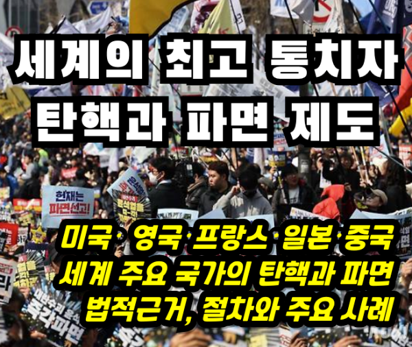 세계의 최고 통치자 탄핵과 파면 제도