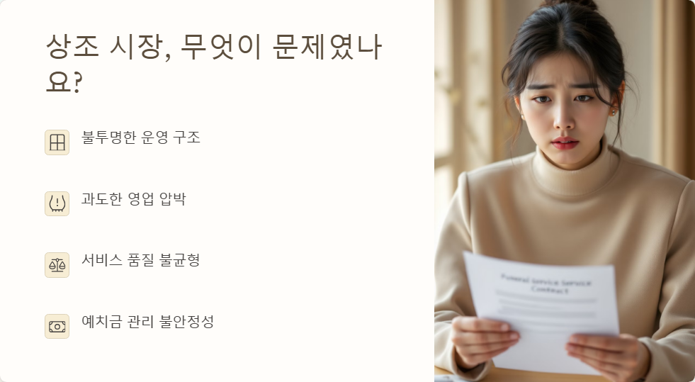 상조 시장 신뢰 회복