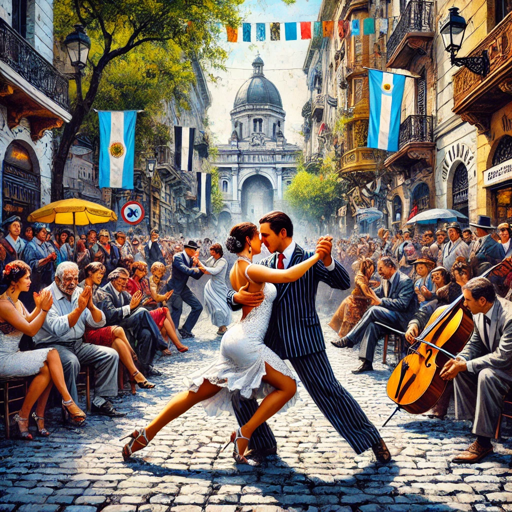 탱고 공연 (Tango Performance in San Telmo)