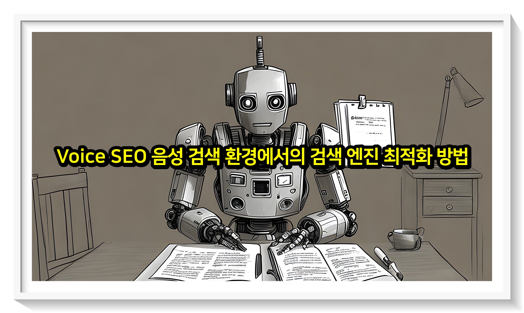 Voice SEO 음성 검색 환경에서의 검색 엔진 최적화 방법