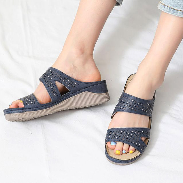  발바닥도 폭신한 4cm 슬리퍼