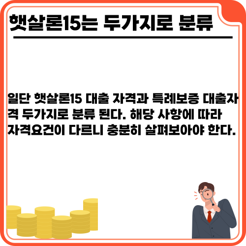 햇살론15는 두가지로 분류 됩니다.