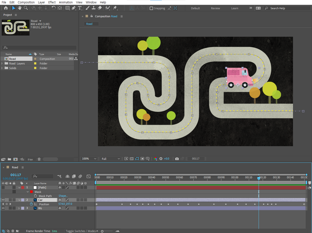 애프터이펙트예제