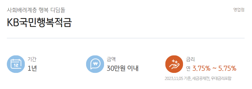  KB국민은행 KB국민행복적금 대상자/이자/신청방법 총정리!(후기포함)