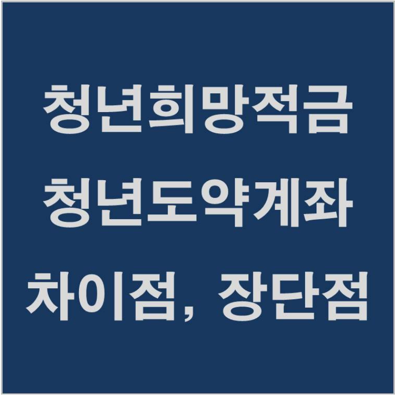 청년을 위한 청년희망 적금