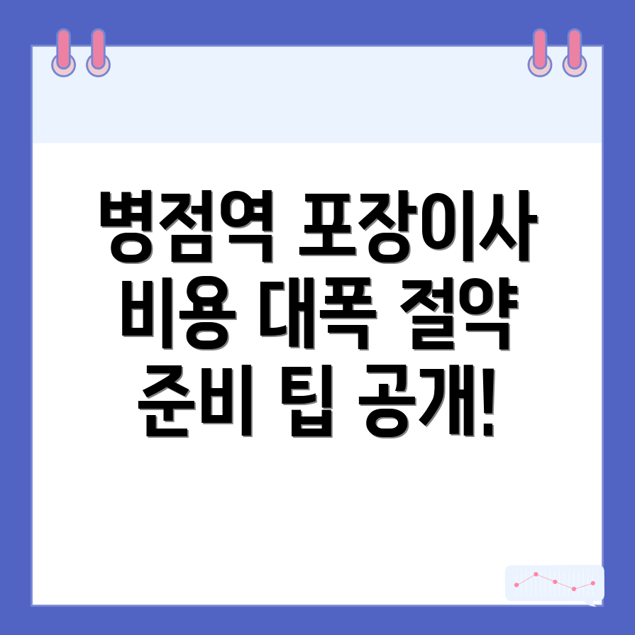병점역 포장이사 비용