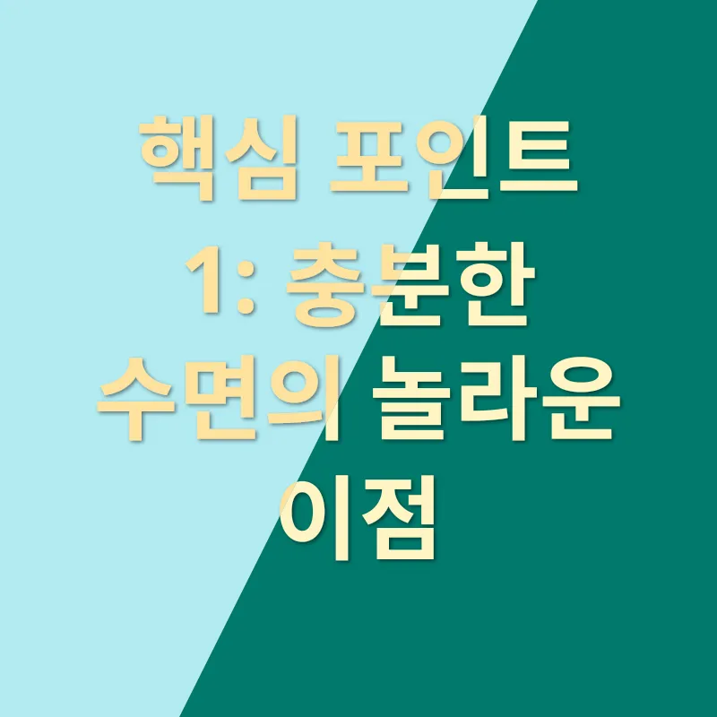 건강한 수면 습관_1