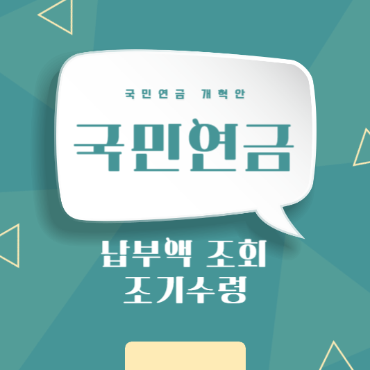 국민연금 납부액 조회