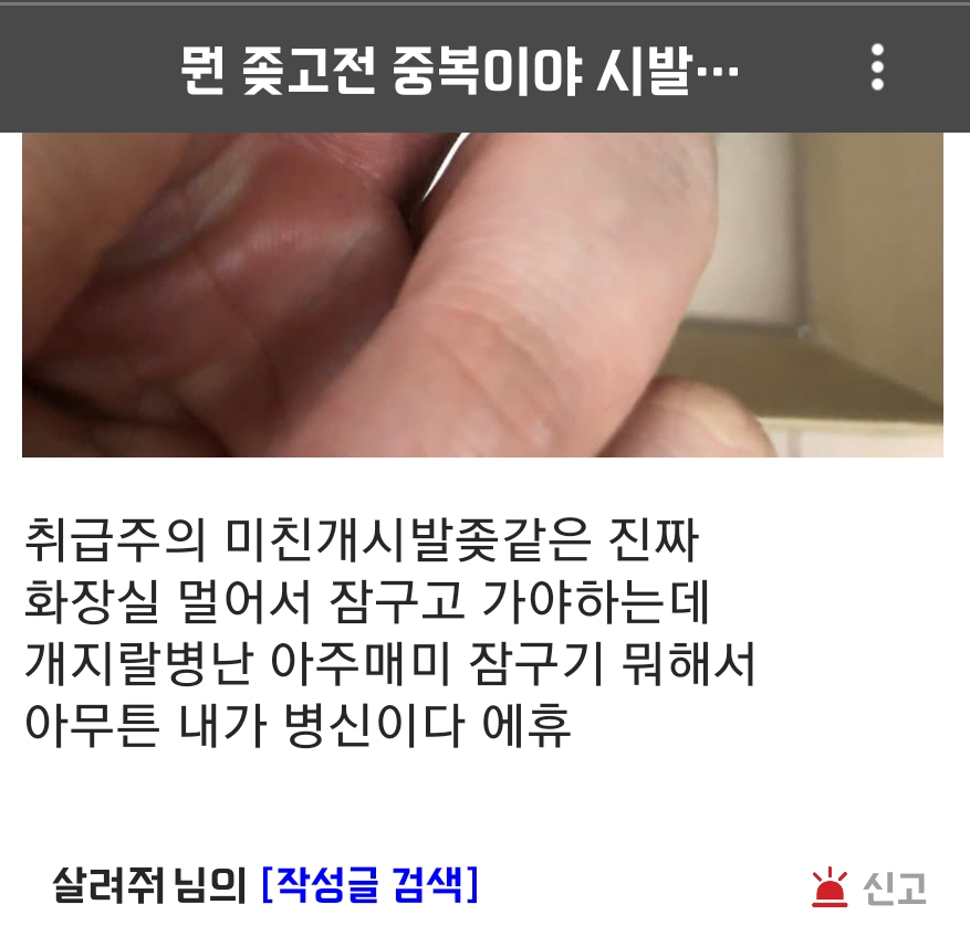  시간 편의점 갤러리 가게에 똥싼 편붕이 등장..JPG