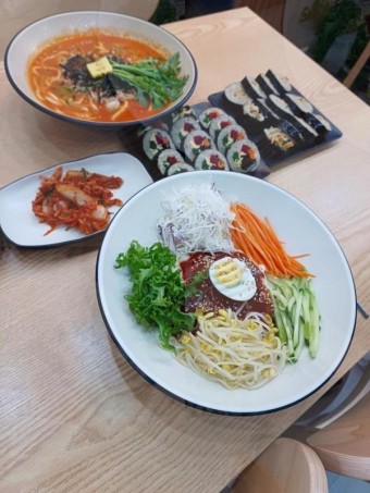 배말 보말 칼국수 김밥