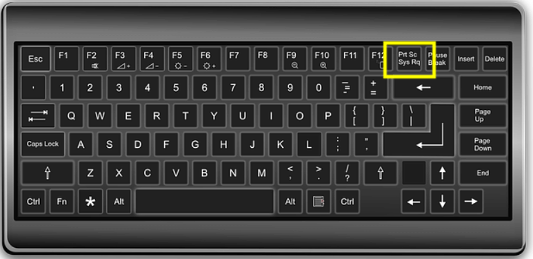 컴퓨터 캡쳐하는법-print screen 키 사용