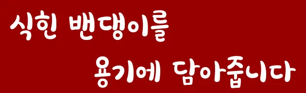 식힌 밴댕이를 용기에 담아줍니다