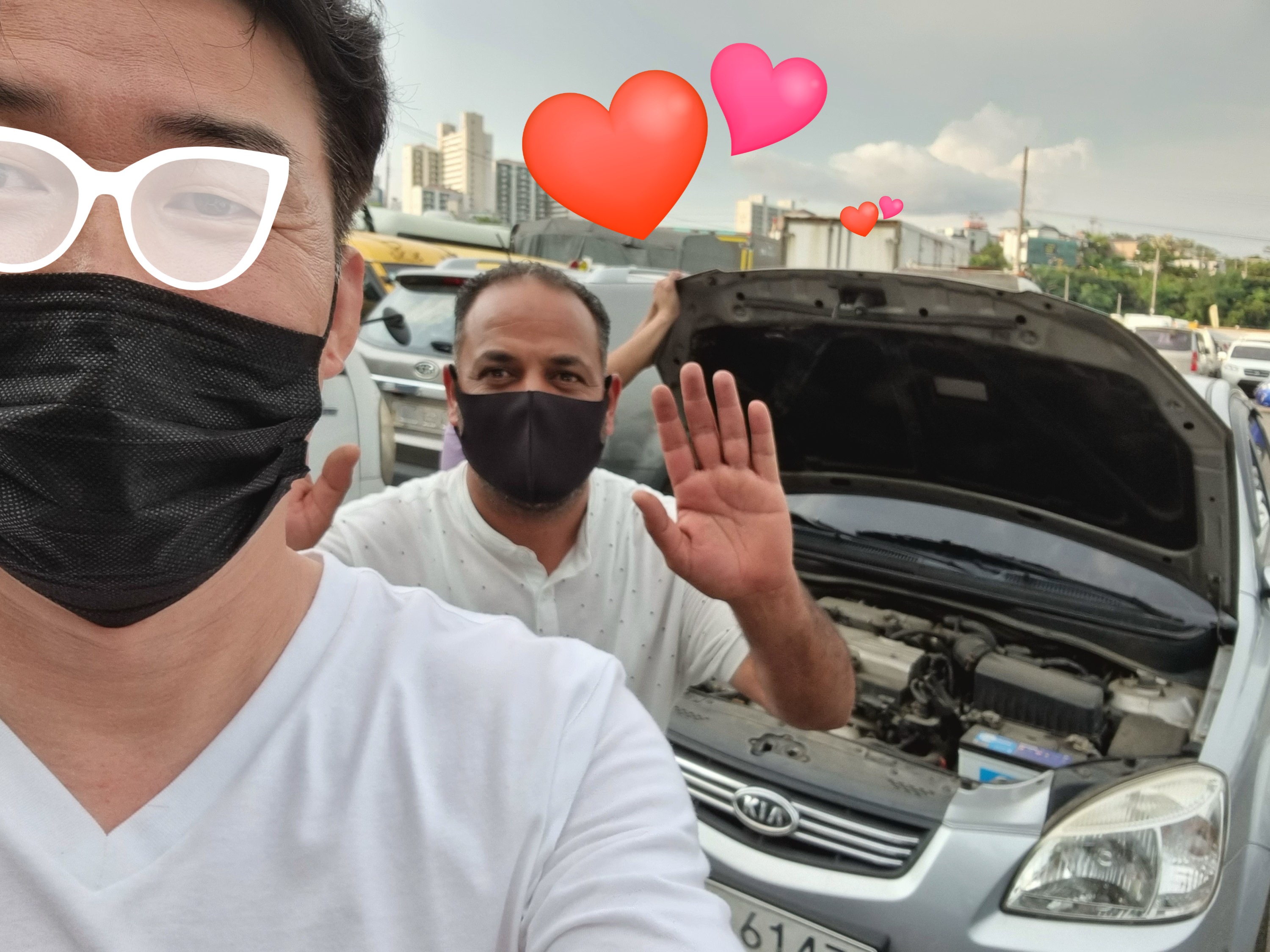  기아 프라이드 사고차, 폐차보내면 내가 바보다! (중고차 수출 용인시)