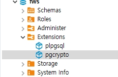 [PostgreSQL] 암호화 함수 사용 (pgcrypto)