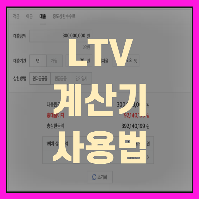  LTV계산기 활용법으로 예상금액 알아보기(+간편정리)
