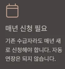 에너지바우처 대상자 확인방법 - 매년 신청 필요