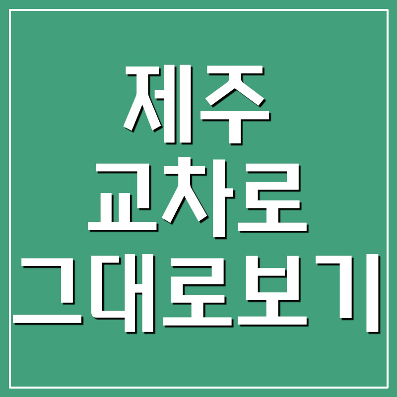  제주 교차로 종이 신문 그대로 보기