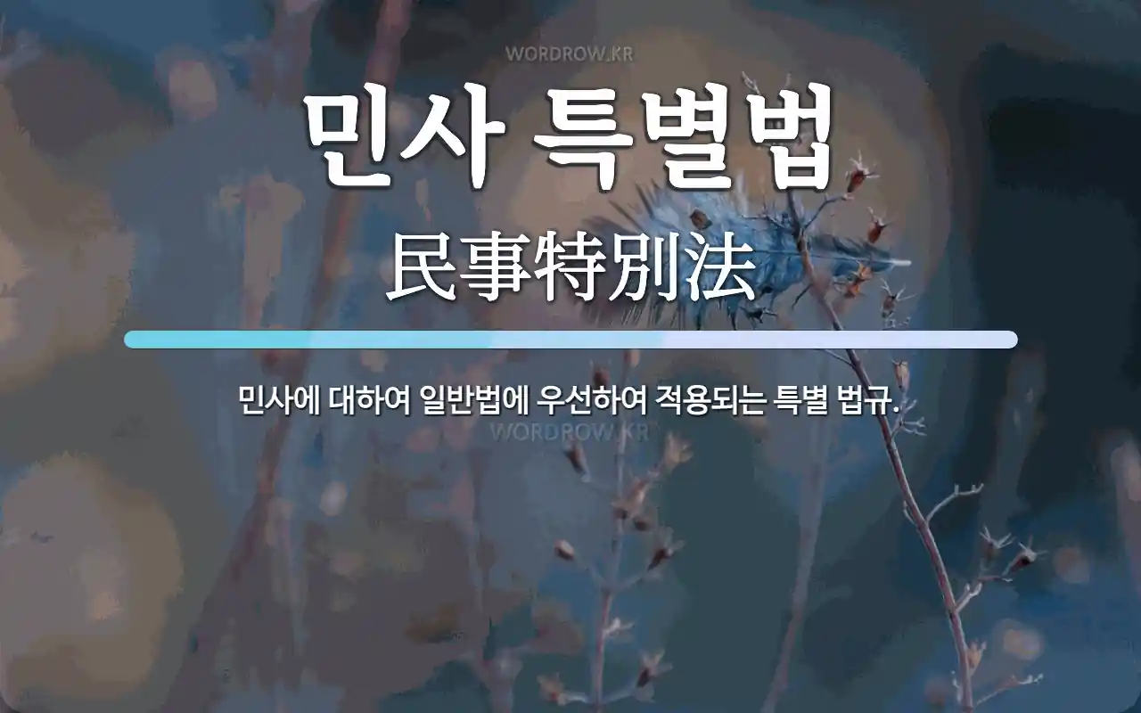 민사특별법