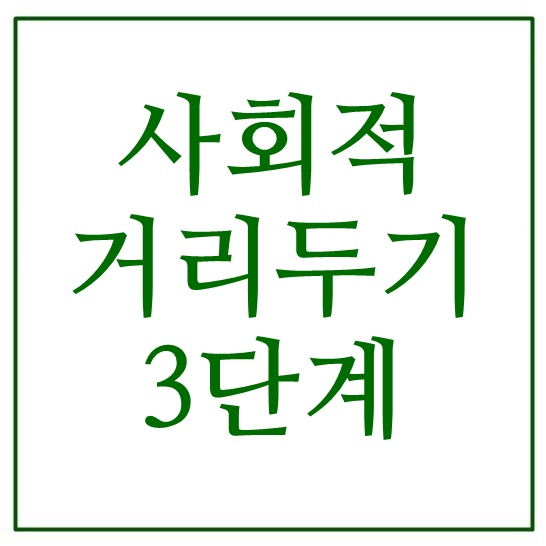  코로나 사회적 거리두기 3단계 격상