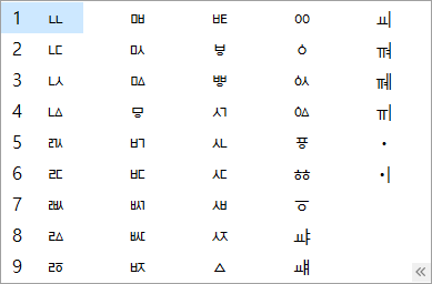 ㅌ + 한자키